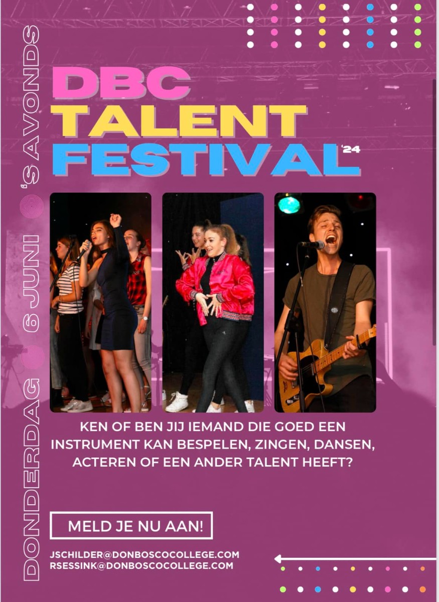 DBC Talent Festival is terug!